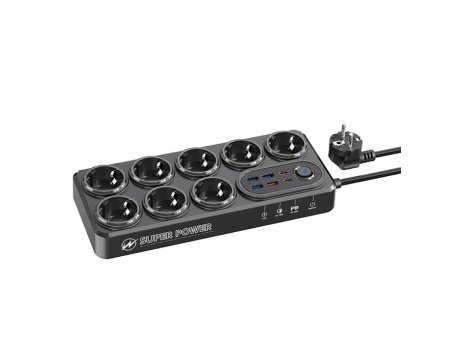 MOXOM MX-ST22 Produžni kabl crni