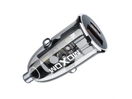 MOXOM LX-VC803 PD+QC 30W Auto punjač crni