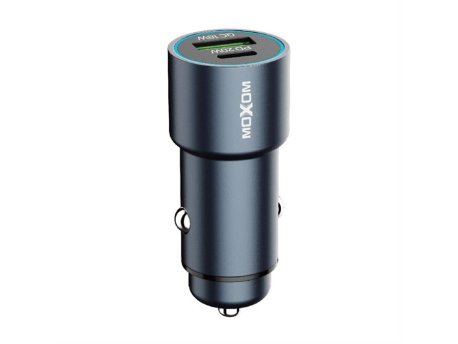 MOXOM LX-VC804 PD+QC 38W Auto punjač crni