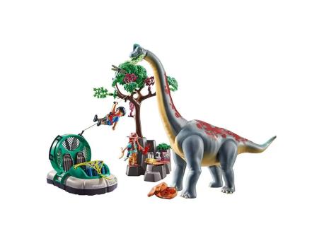 PLAYMOBIL Dinos Set sa brahiosaurusom i hoverkraftom