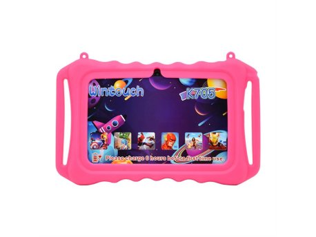 Wintouch K705 7'' tablet za decu beli / roze futrola