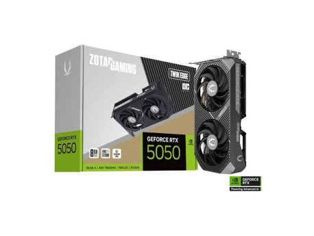 ZOTAC GAMING GeForce RTX 5050 Twin Edge OC 8GB GDDR6 ZT-B50500H-10M
