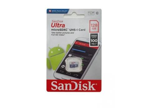 SANDISK Micro SDXC 128GB Ultra, SDSQUNR-128G-GN6MN