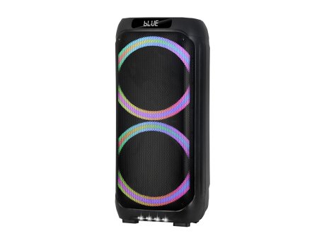 MS MOBILE Zvučnik bluetooth NDR-1312 (DSP) 80W 2*12 inča sa dva mikrofona crni