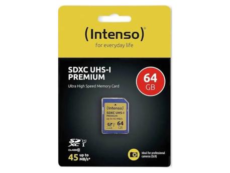 INTENSO SD Card 64GB UHS-I Premium 3421490