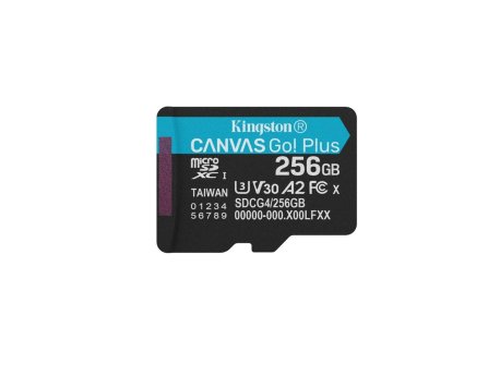 KINGSTON 256GB micro SD Canvas Go Plus U3 V30 bez adaptera memorijska kartica SDCG4/256GBSP