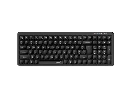 GENIUS LuxeMate Q7100BT Wireless USB US crna tastatura