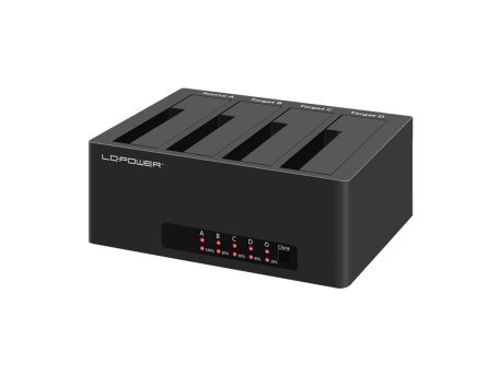 LC POWER LC-DOCK-U3-4B-V2 USB3.2 1x1 4x HDD/SSD Black doscking