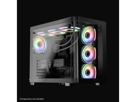 LC POWER Gaming 8001B-ON Pro-Storm Dark midi kuciste