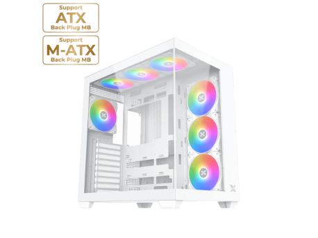 XIGMATEK Aqua V Air Arctic ARGB Gaming White midi kuciste