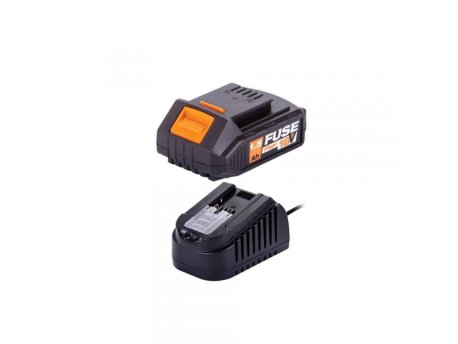 VILLAGER Fuse set baterija 1.5Ah + punjač 2.4A OUTLET