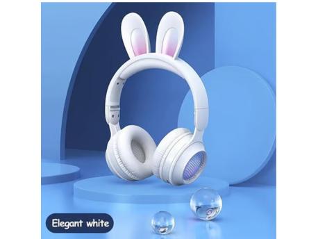 3G Bluetooth slusalice Bunny bele
