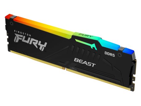 KINGSTON DIMM DDR5 64GB 5600MT/s KF556C40BBA-64 FURY Beast Black RGB EXPO