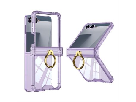 MS MOBILE RING LINES II Futrola za Samsung F751B Galaxy Z Flip 7 5G ljubičasta (GKK case)
