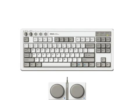 8bitdo Bežična tastatura Retro 87/mehanička/white + Dual Super Buttons