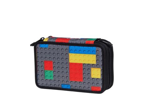 LEGO Iconic troslojna pernica sa priborom: Šarene kocke