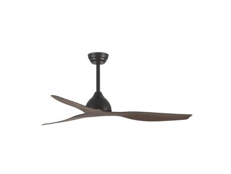 EUROLAMP Plafonski ventilator sa daljinskim upravljačem, 132 cm, 30W, tamna boja drveta