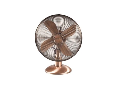 EUROLAMP Stoni ventilator, 30 cm, 50W, bakarni