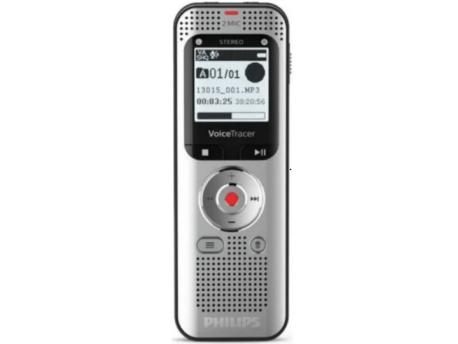 PHILIPS Diktafon DVT2015 Mono 8GB/LCD 2x AAA,USB 2.0