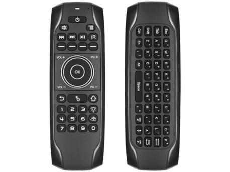 GEMBIRD GMB-G7BTS AIR MOUSE Android TV Box Remote Control, Unique Design, Mini keyboard