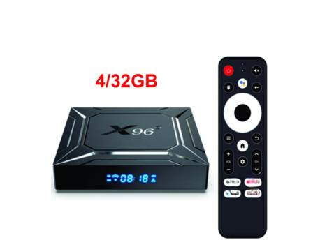 GEMBIRD GMB-X96 M200 4/32GB smart TV box S905X5M quad ARM G310V2, 2x4K 2.4&5G, 1000M, BT, Android 14