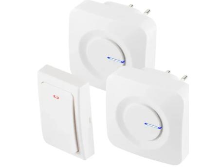 HOME Bežicno kucno zvono set 230V, kineticki taster,IP44,melodija 36,domet na otvorenom 100 m