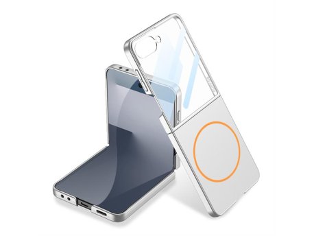 MS MOBILE SMOOTH MagSafe Futrola za Samsung F751B Galaxy Z Flip 7 5G srebrna (GKK case)