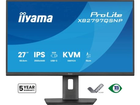 IIYAMA XB2797QSNP-B1 IPS QHD 75Hz USB-C PD