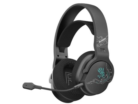 A4 TECH A4-GR370 BLACK Bloody gejmerske slusalice sa mikrofonom, BTv5.3+2,4Ghz+kabl, 50mm/16ohm, RGB