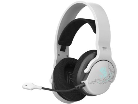 A4 TECH A4-GR370 WHITE Bloody gejmerske slusalice sa mikrofonom, BTv5.3+2,4Ghz+kabl, 50mm/16ohm, RGB
