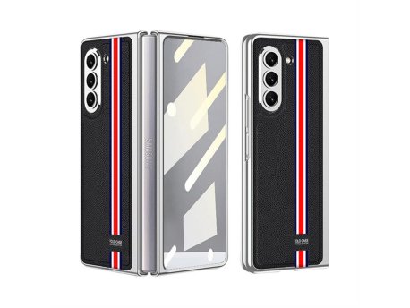 MS MOBILE ELEGANT RED LINE Futrola za Samsung F946B Galaxy Z Fold 5 5G crna (GKK case)