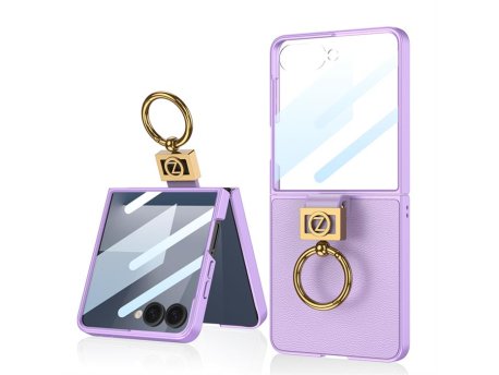 MS MOBILE Z-RING CASE Futrola za Samsung F751B Galaxy Z Flip 7 5G ljubicasta (GKK case)