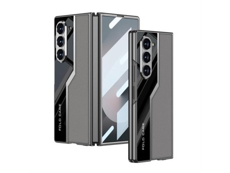 MS MOBILE LEATHER STYLE Futrola za Samsung F956B Galaxy Z Fold 6 5G siva (GKK case)