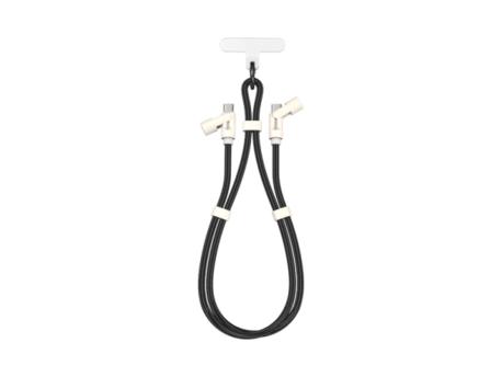 S BOX Kabl LANYARD Black, Type C na Type C