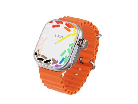 MS MOBILE WATCH ULTRA 4G Smart Watch sivi (narandžasta narukvica)