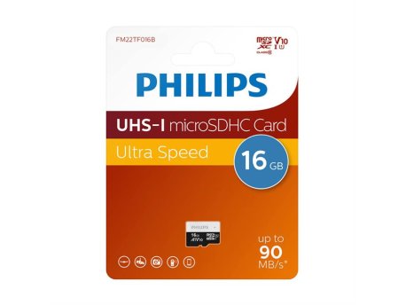 PHILIPS Micro SD 16GB V30 ULTRA SPEED (FM22TF016B/93) Memorijska kartica