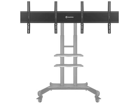 ONKRON Dual Screen VESA Panel Accessory for TS1881 Mobile TV Stand up to 90.9 kg, Black