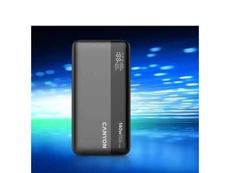 CANYON Power Bank PB-240, 25000mAh PD140W display power bank