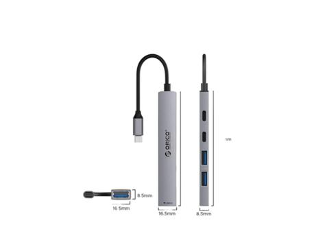 ORICO YSB4-U2 USB hub 4port USB3.0 TypeC+PD
