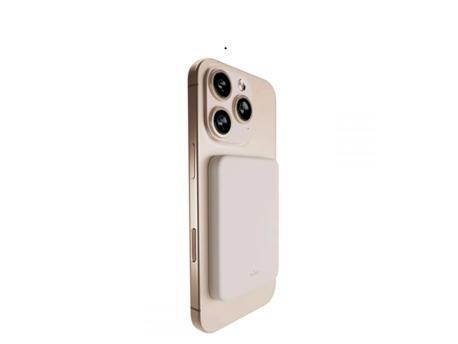 PURO MagSafe power bank 4200mAh bežična eksterna baterija Bež