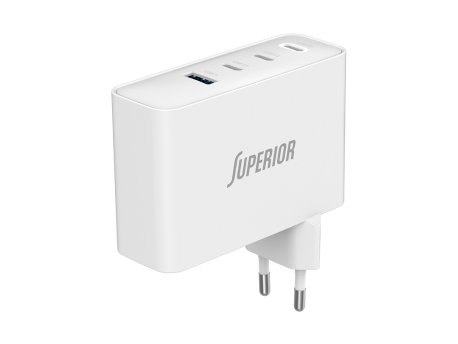 SUPERIOR SU-10001ACCC 100W GaN Fast PD + USB kućište punjača belo