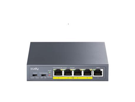 CUDY GS105P V1.0 Switch Extend VLAN Gigabit RJ45 PoE 30 W IEEE 802.3at/af