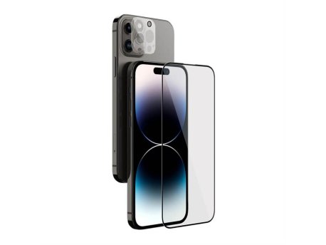 Nillkin 2u1 HD zaštitno staklo za iPhone 14 Pro Max (6.7) crna