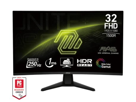 MSI MAG 32C6X FHD 250Hz AdaptiveSync Curved