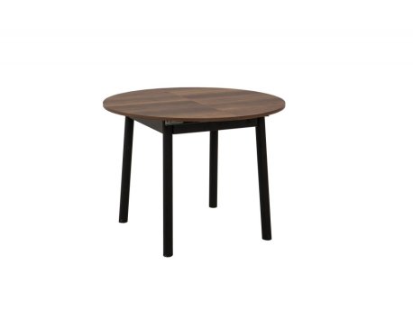 HANAH HOME Trpezarijski sto Oliver Walnut Black OUTLET