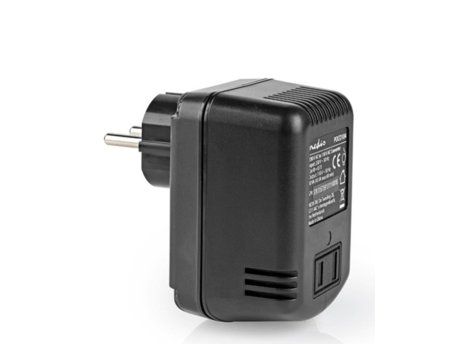 NEDIS POCO104 Konvertor snage, 230V AC 50Hz, 30W, Euro, Black Omogućava upotrebu opreme iz SAD u Evropi
