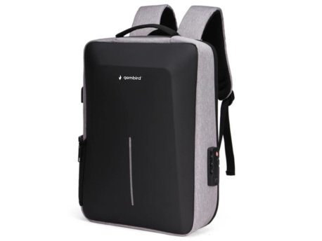 GEMBIRD NCC-15-KLB022 Ranac za laptop 15,6inc 42x30x12cm, USB konektor, brava za zakljucavanje, 800g
