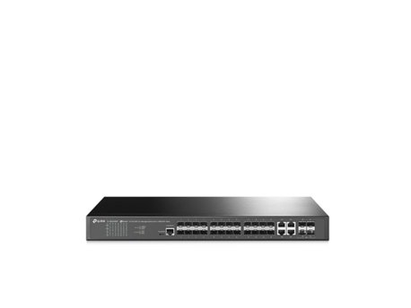 TP LINK Switch TL-SG3428XF Omada 24-Port SFP L2+ Managed Switch with 4 10GE SFP+ Slots