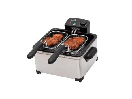 HOME Friteza sa 2 korpe, 5 l, 2000W