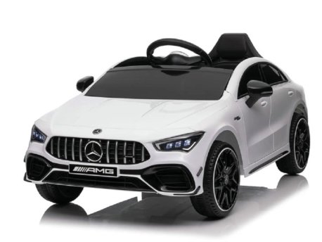 PREMIUM STIL Dečiji automobil na akumulator Mercedes CLA 45 AMG, Beli OUTLET